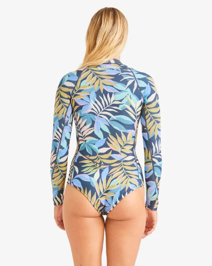 Billabong Springsuits Salty Dayz Long Sleeve Spring Wetsuit Indigo Ocean 8211 Women Billabong Springsuits Salty Dayz Long Sleeve Spring Wetsuit Indigo Ocean 8211 Women