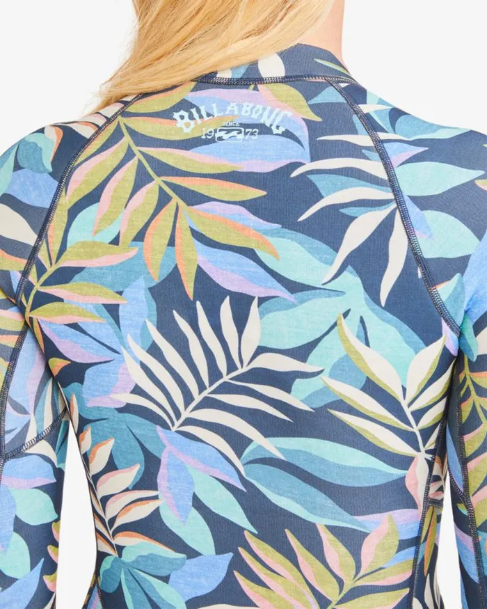 Billabong Springsuits Salty Dayz Long Sleeve Spring Wetsuit Indigo Ocean 8211 Women Billabong Springsuits Salty Dayz Long Sleeve Spring Wetsuit Indigo Ocean 8211 Women