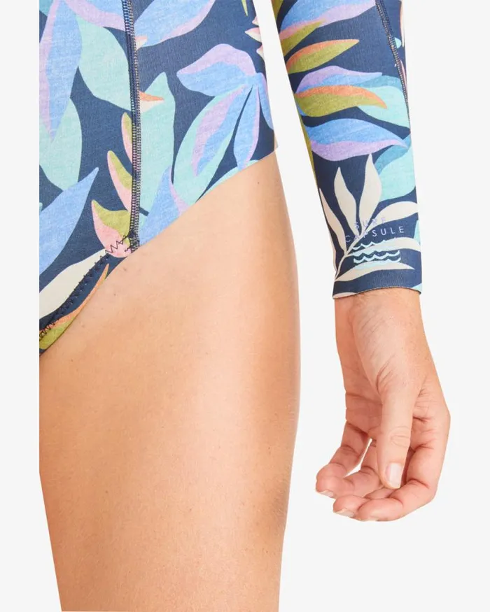 Billabong Springsuits Salty Dayz Long Sleeve Spring Wetsuit Indigo Ocean 8211 Women Billabong Springsuits Salty Dayz Long Sleeve Spring Wetsuit Indigo Ocean 8211 Women