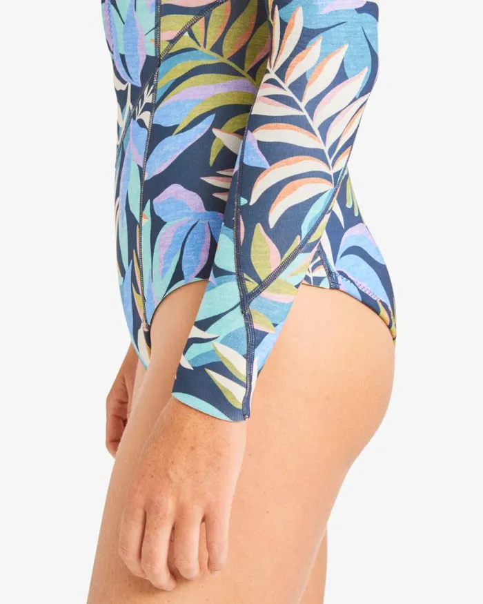 Billabong Springsuits Salty Dayz Long Sleeve Spring Wetsuit Indigo Ocean 8211 Women Billabong Springsuits Salty Dayz Long Sleeve Spring Wetsuit Indigo Ocean 8211 Women