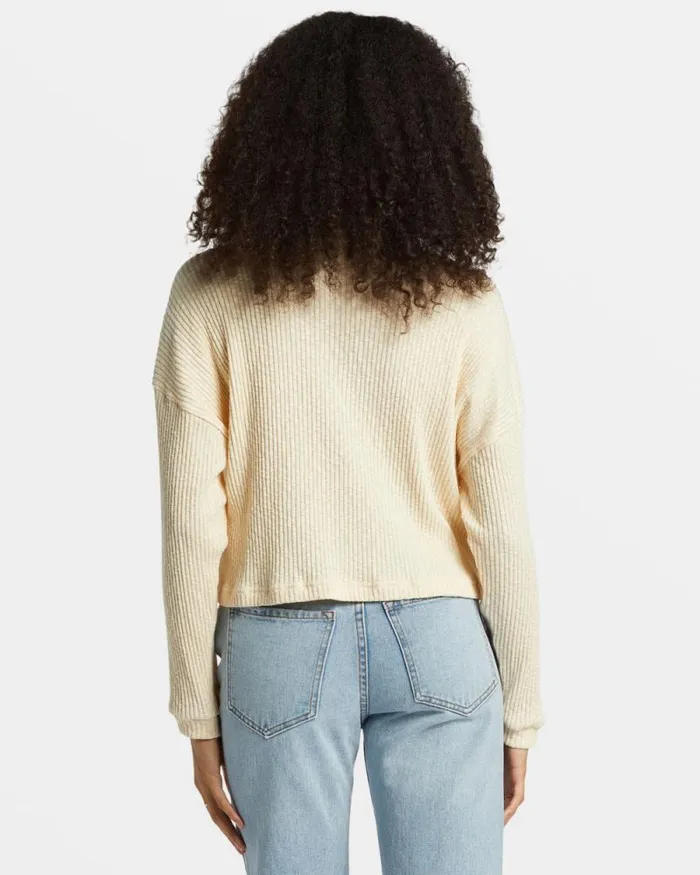 Billabong Sweaters Good Catch Henley Tshirt White Cap 8211 Women Billabong Sweaters Good Catch Henley Tshirt White Cap 8211 Women