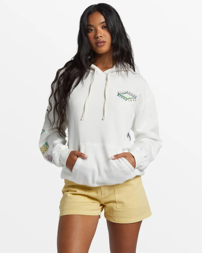 Billabong Sweatshirts and Fleece Keep Shining Hoodie Salt Crystal 8211 Women