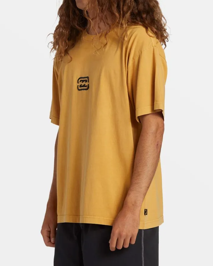 Billabong TShirts Bracket Wave OG TShirt Mustard 8211 Men Billabong TShirts Bracket Wave OG TShirt Mustard 8211 Men