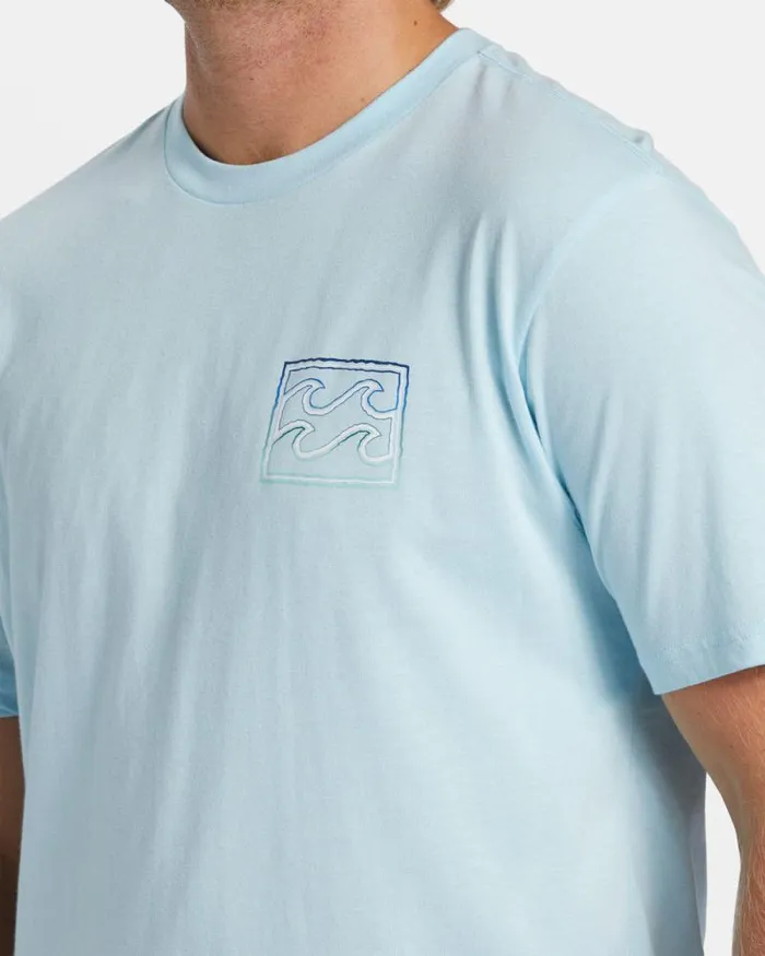 Billabong TShirts Crayon Wave TShirt Coastal 8211 Men