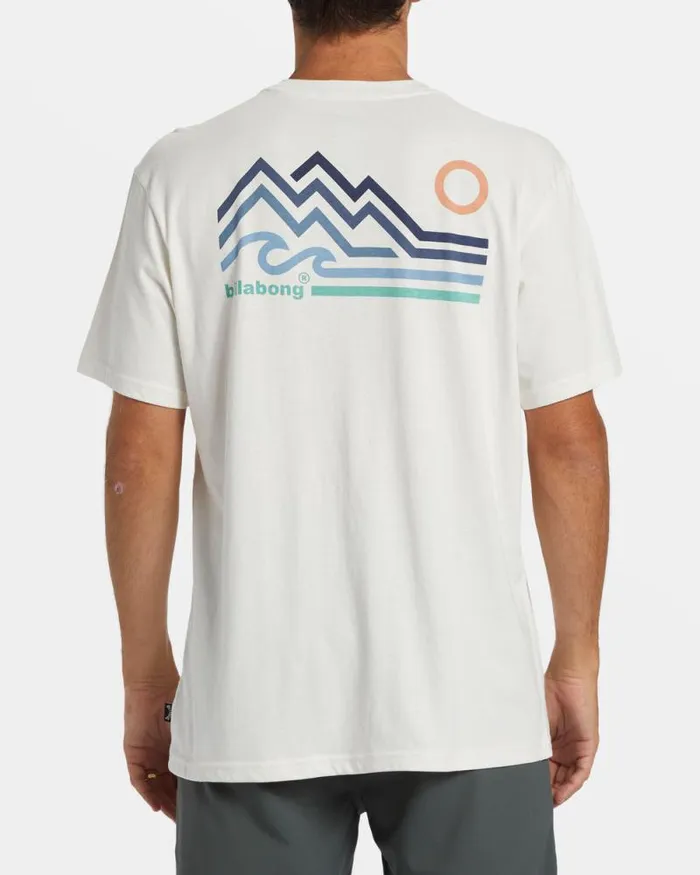 Billabong TShirts Range TShirt Off White 8211 Men