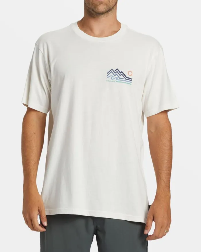 Billabong TShirts Range TShirt Off White 8211 Men