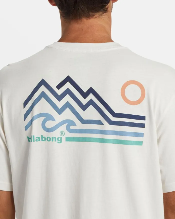 Billabong TShirts Range TShirt Off White 8211 Men