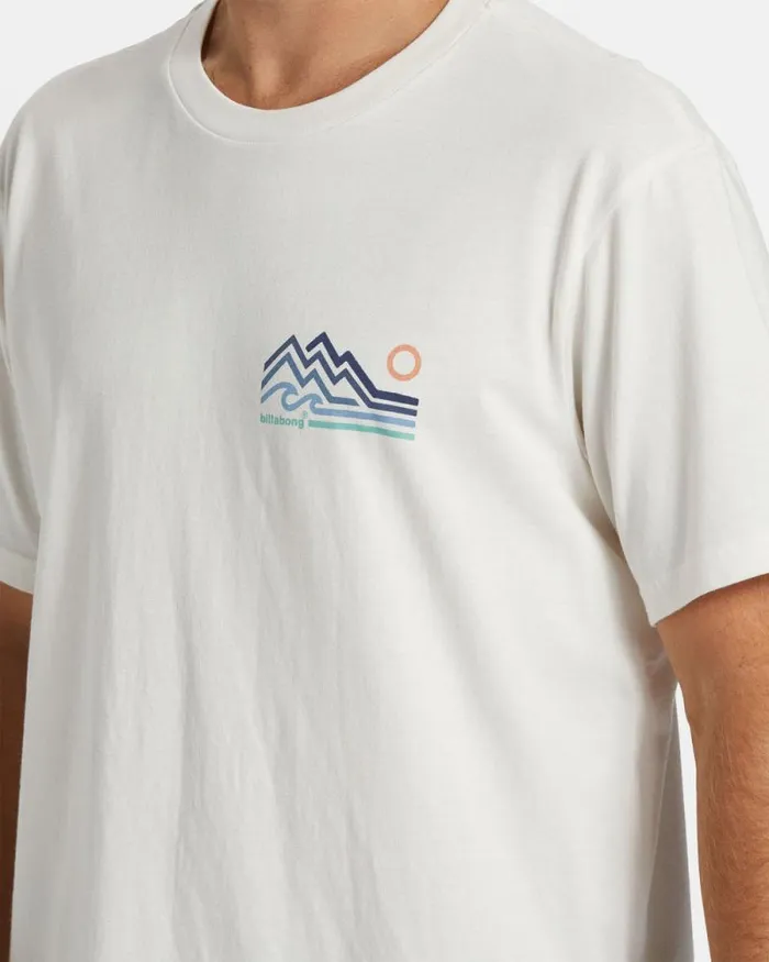 Billabong TShirts Range TShirt Off White 8211 Men