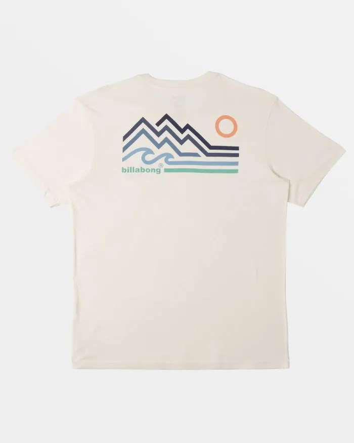 Billabong TShirts Range TShirt Off White 8211 Men