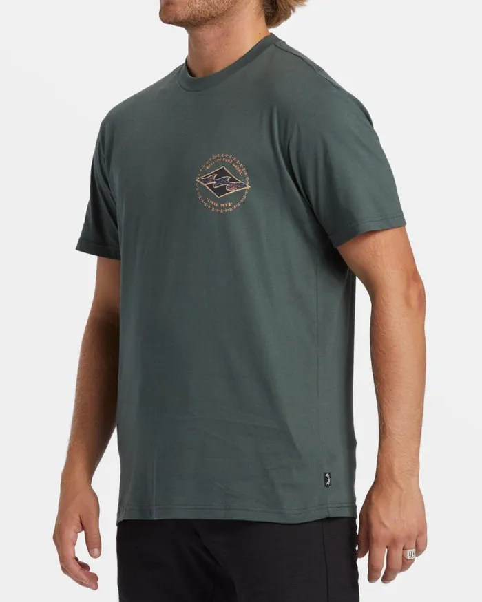 Billabong TShirts Rotor Diamond TShirt Slate Green 8211 Men Billabong TShirts Rotor Diamond TShirt Slate Green 8211 Men