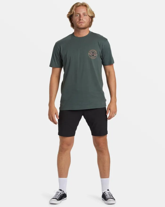 Billabong TShirts Rotor Diamond TShirt Slate Green 8211 Men Billabong TShirts Rotor Diamond TShirt Slate Green 8211 Men