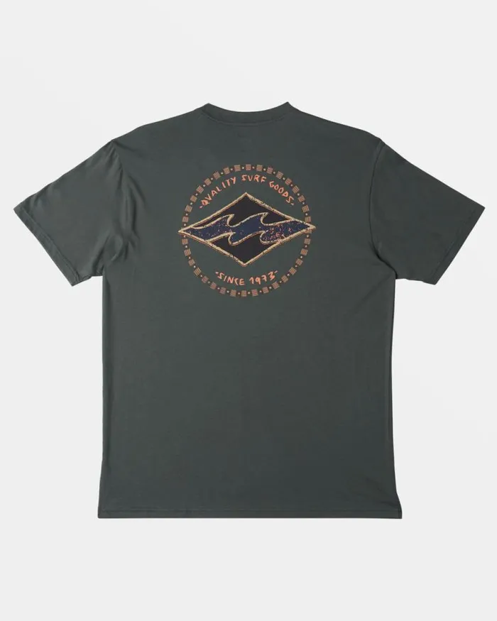 Billabong TShirts Rotor Diamond TShirt Slate Green 8211 Men Billabong TShirts Rotor Diamond TShirt Slate Green 8211 Men