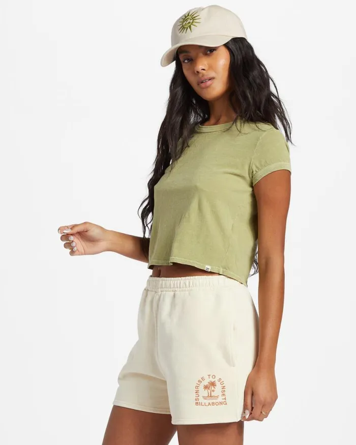 Billabong Tops Daily TShirt Avocado 8211 Women