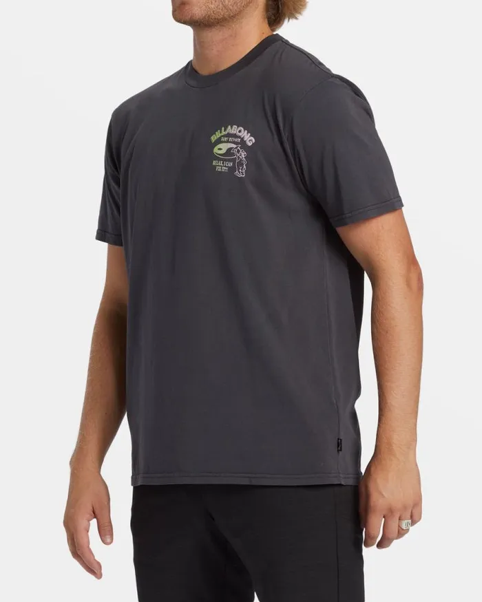 Billabong Wave Washed Essentials Relax TShirt Washed Black 8211 Men Billabong Wave Washed Essentials Relax TShirt Washed Black 8211 Men