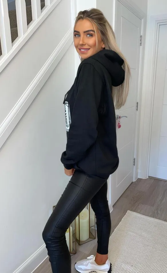 Black 039Perfume039 Icon Hoodie Women Missfiga Tops Black 039Perfume039 Icon Hoodie Women Missfiga Tops