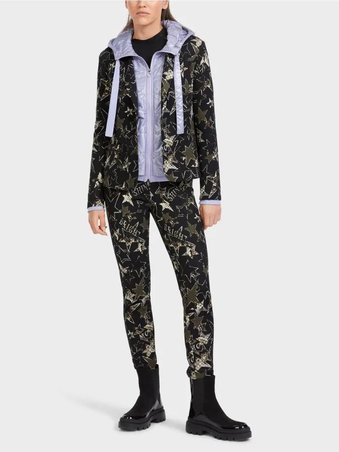 Blazer Damen Marc Cain Blazer Mit SternenPrint Bright Terra