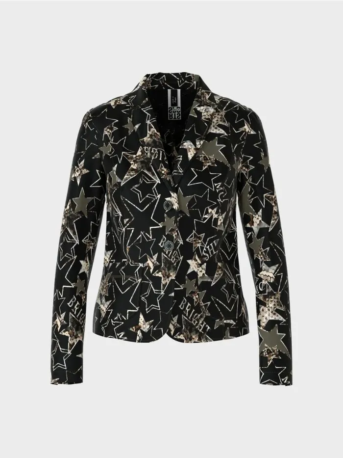Blazer Damen Marc Cain Blazer Mit SternenPrint Bright Terra