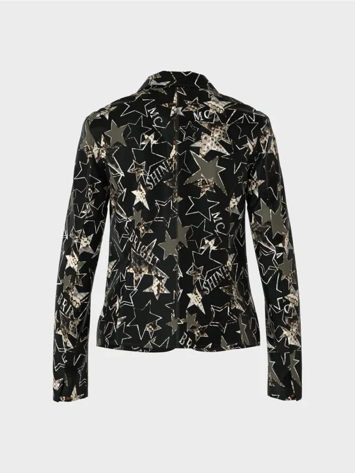 Blazer Damen Marc Cain Blazer Mit SternenPrint Bright Terra