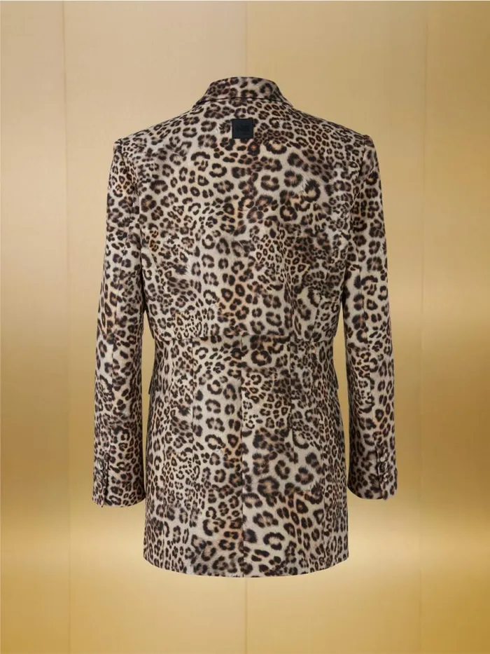 Blazer Damen Marc Cain LeoBlazer Aus Stretchigem CrepeStoff Granola