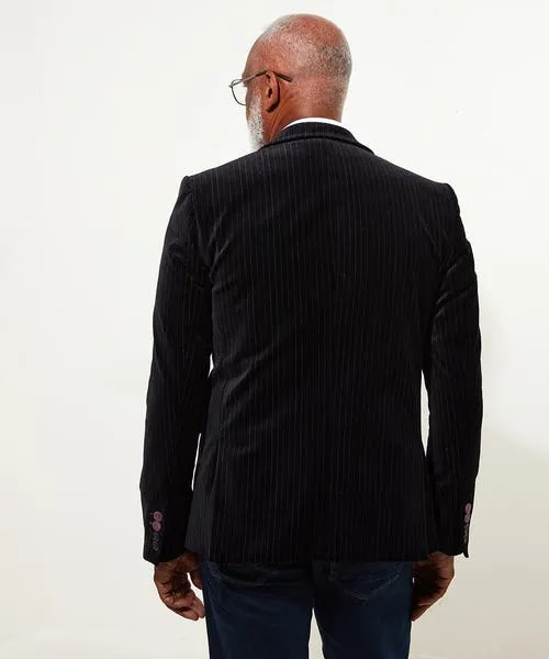 Blazers Rockstar Velvet Blazer Black Joebrowns Apparel