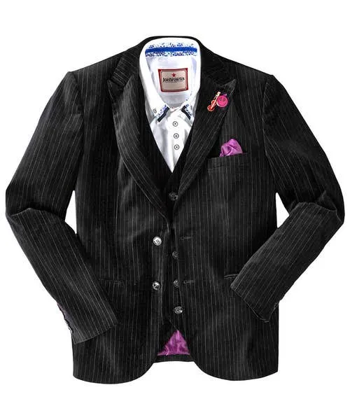 Blazers Rockstar Velvet Blazer Black Joebrowns Apparel