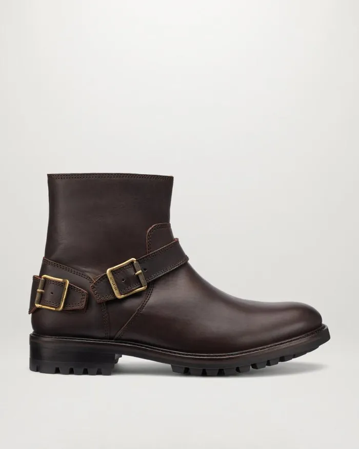 Boots Men Belstaff Trialmaster Zip Up Boots Chocolate