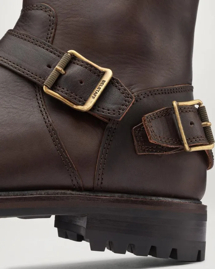 Boots Men Belstaff Trialmaster Zip Up Boots Chocolate
