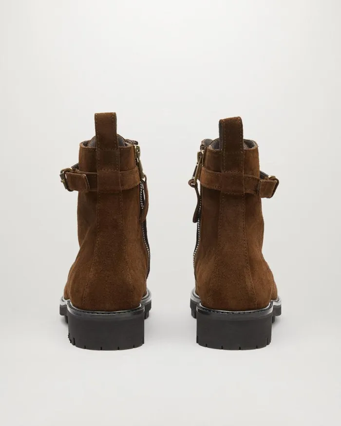 Boots Women Belstaff Finley Lace Up Boots Chocolate Boots Women Belstaff Finley Lace Up Boots Chocolate