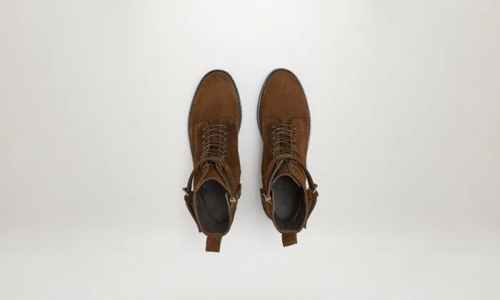 Boots Women Belstaff Finley Lace Up Boots Chocolate Boots Women Belstaff Finley Lace Up Boots Chocolate