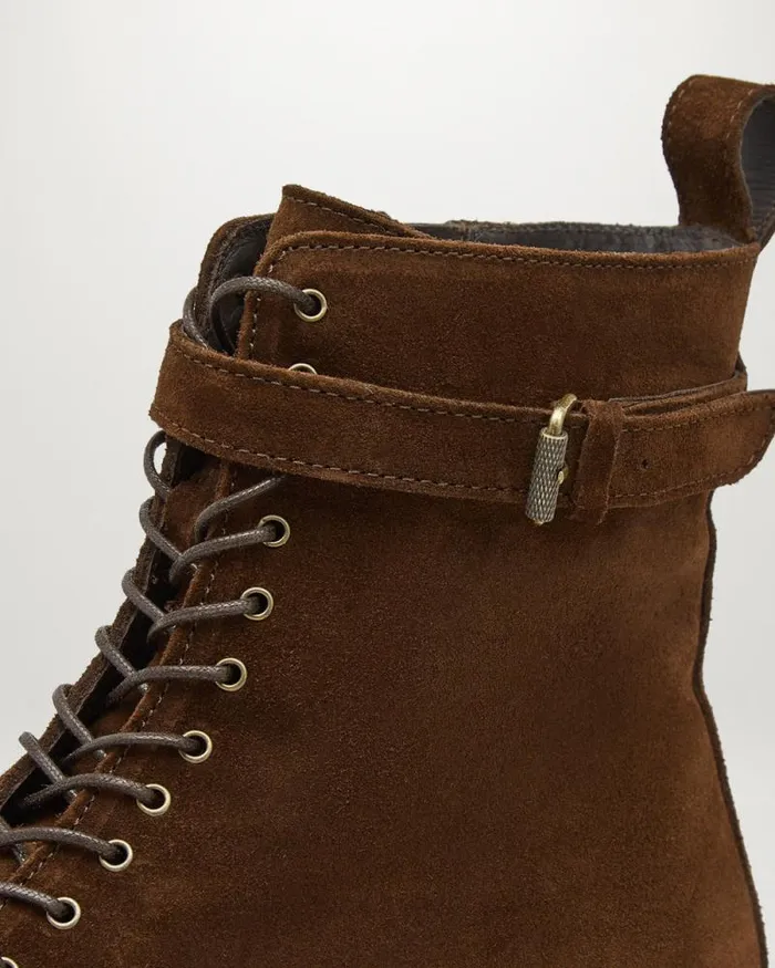 Boots Women Belstaff Finley Lace Up Boots Chocolate Boots Women Belstaff Finley Lace Up Boots Chocolate