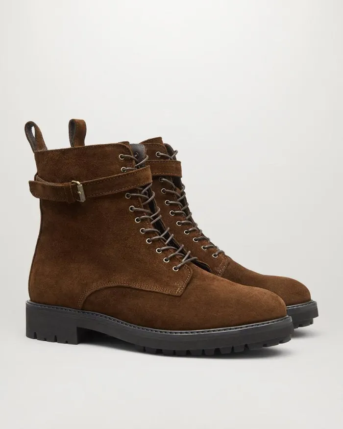 Boots Women Belstaff Finley Lace Up Boots Chocolate Boots Women Belstaff Finley Lace Up Boots Chocolate
