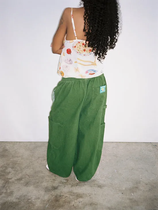 Bottoms Chef Pant Kale Green Lisa Says Gah Women