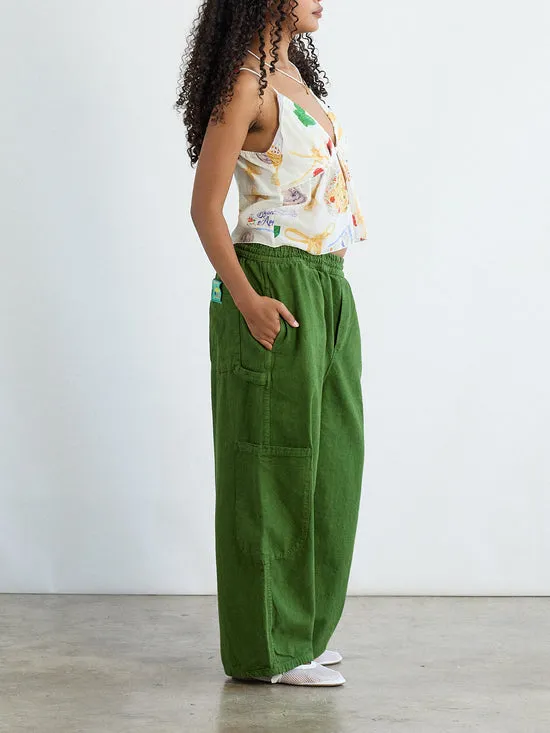 Bottoms Chef Pant Kale Green Lisa Says Gah Women
