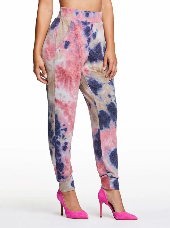 Bottoms Clothing Jessica Simpson Riya Tie Dye Pant In Multi Tie Dye