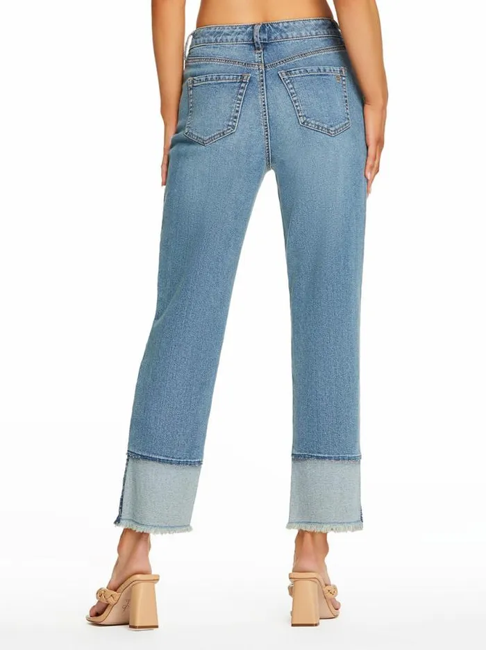 Bottoms Clothing Jessica Simpson Throwback Straight Jeans In Whirlpool