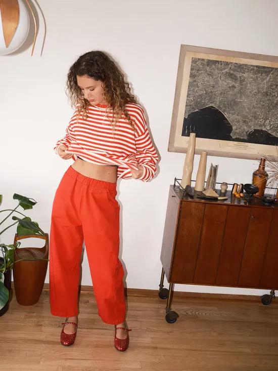Bottoms Women Arc Pants Crayon Red Lisa Says Gah