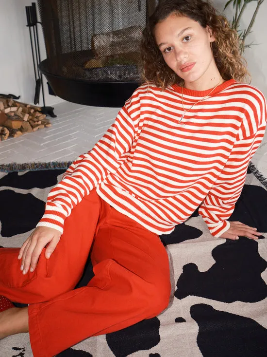 Bottoms Women Arc Pants Crayon Red Lisa Says Gah