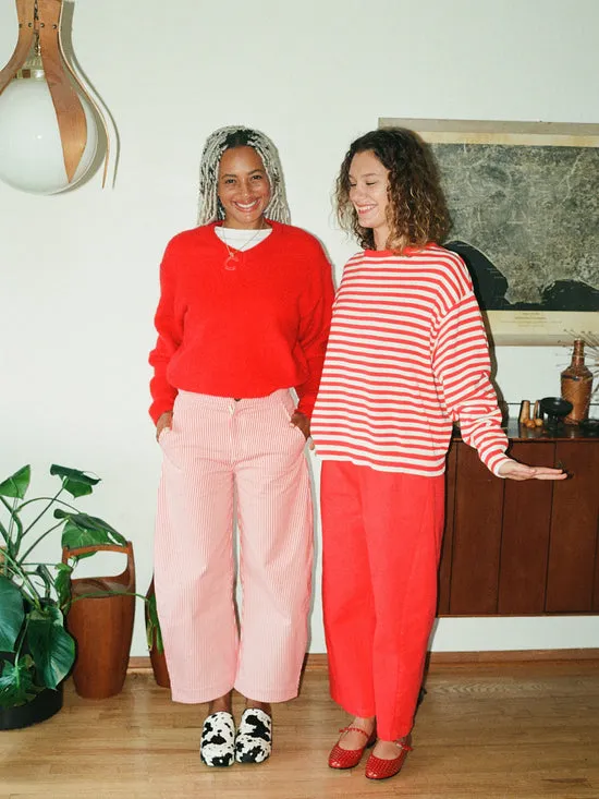 Bottoms Women Arc Pants Crayon Red Lisa Says Gah