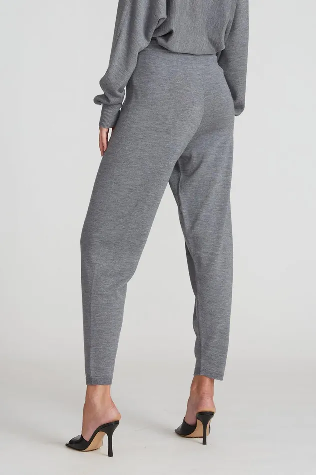 Bottoms Women Halston Claire Sweater Pant Medium Heather Grey