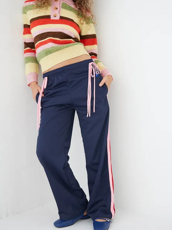 Bottoms Women Lisa Says Gah Bows Lacrosse Pant Navy