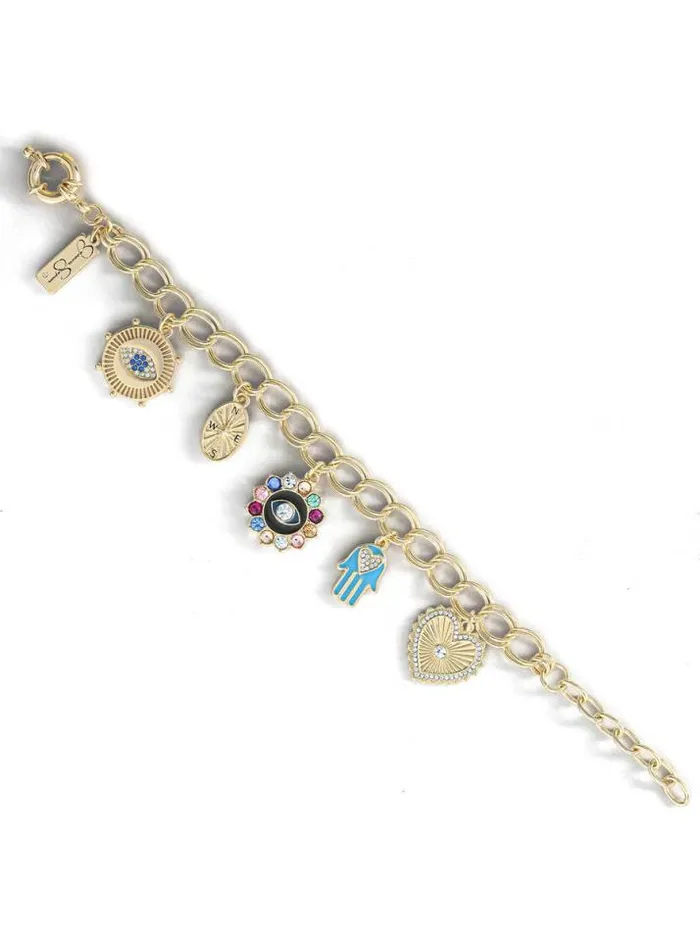 Bracelets Accessories Jessica Simpson Evil Eye Charm Bracelet