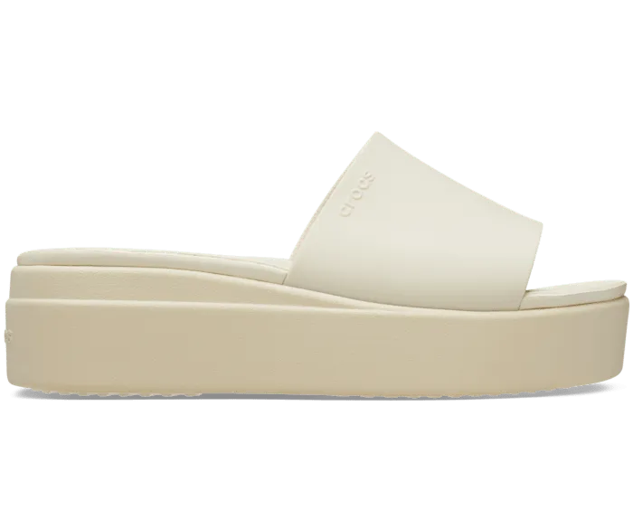 Brooklyn Slide Bone Women Crocs Platforms 038 Wedges