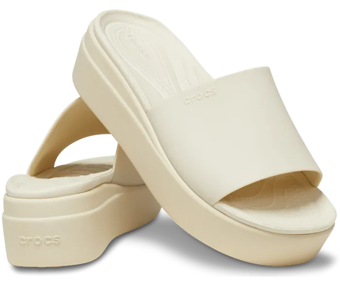 Brooklyn Slide Bone Women Crocs Platforms 038 Wedges