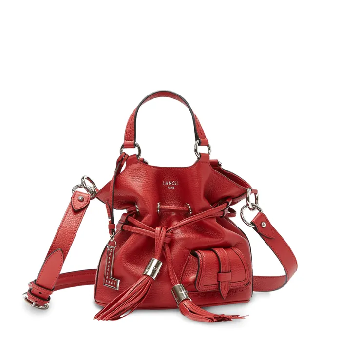 Bucket Bag Red Lancel Women Lancel Shoulder Bags