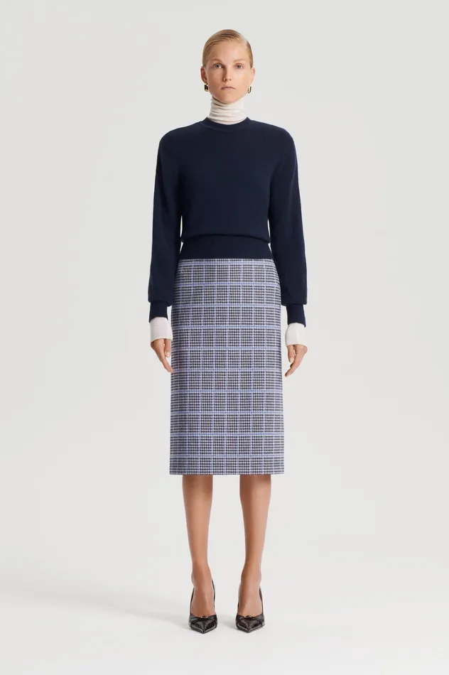 CASHMERE CREW SWEATER NAVY Women Knitwear Scanlan Theodore