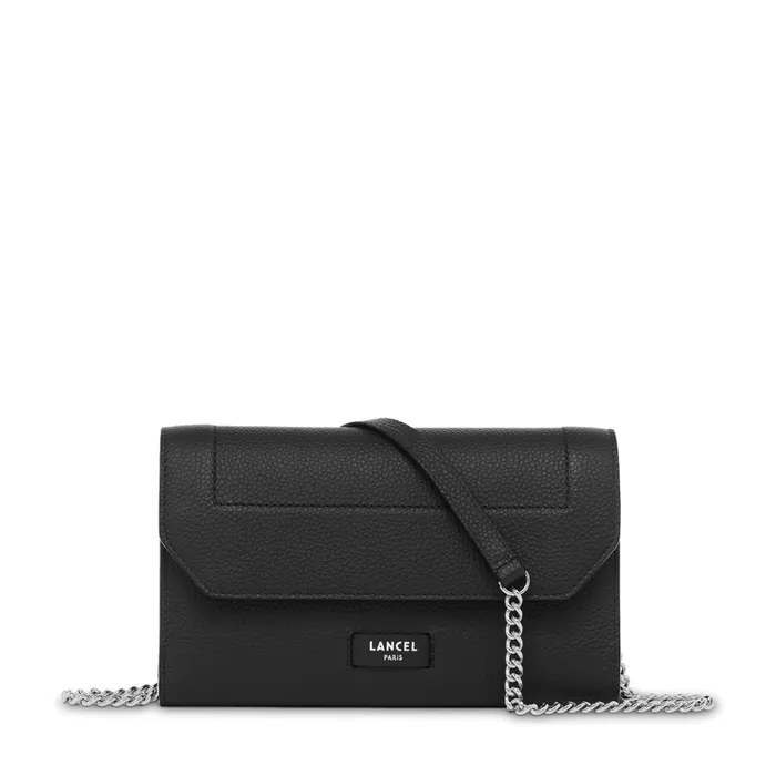 Chain Wallet Black Women Lancel Wallet