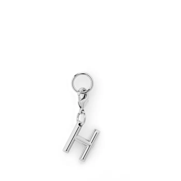 Charm Letter H Silver Color Women Lancel Key Ring