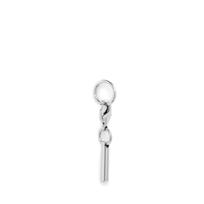 Charm Letter I Silver Color Women Lancel Key Ring