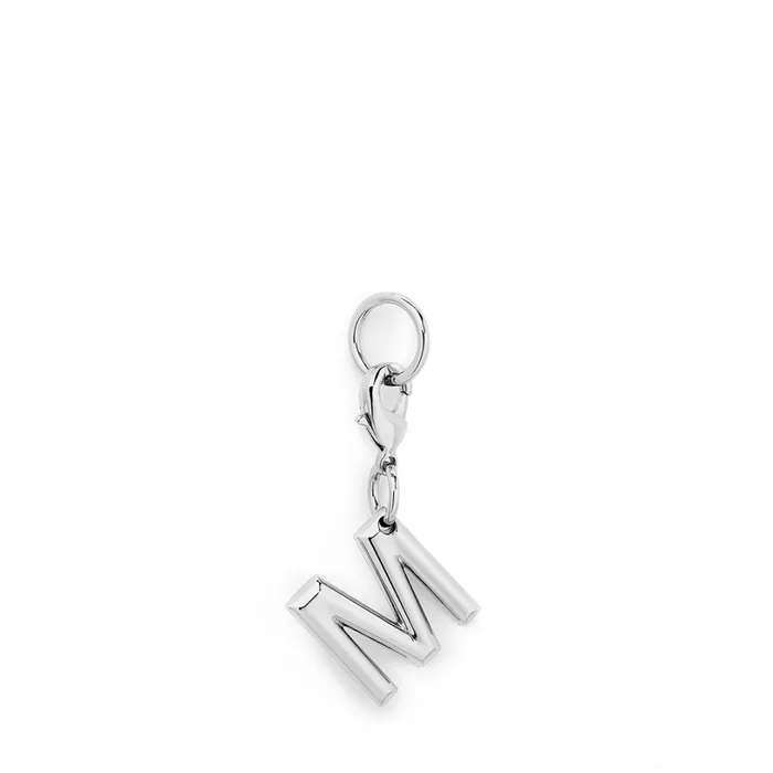 Charm Letter M Silver Color Women Lancel Key Ring Charm Letter M Silver Color Women Lancel Key Ring