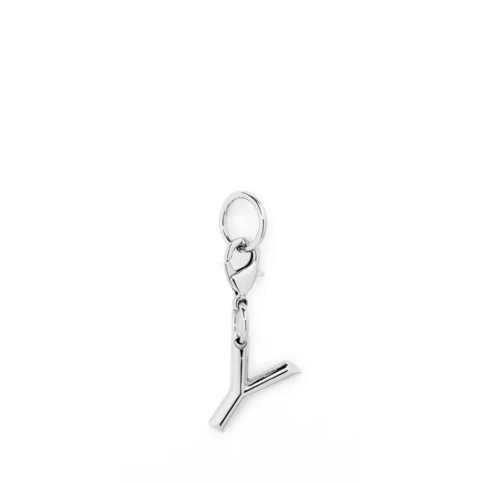 Charm Letter Y Silver Color Women Lancel Key Ring